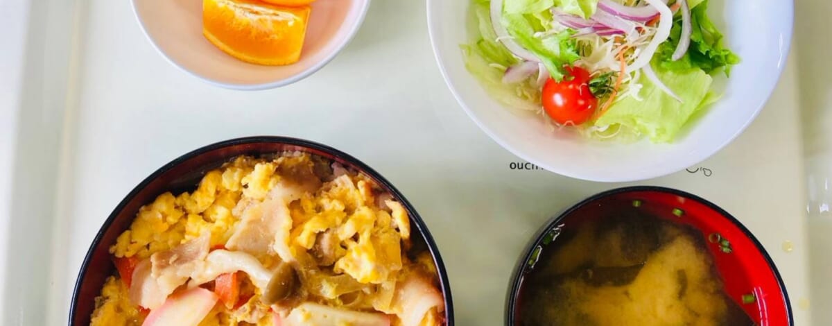 【親和の学生寮】今日の晩ごはん☆他人丼