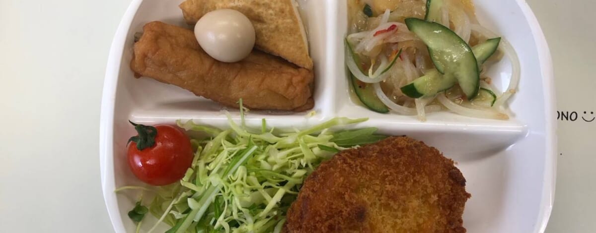 【親和の学生寮】今日の朝ごはん☆コロッケ