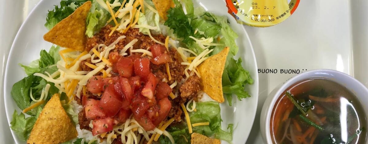 【親和の学生寮】今日の晩ごはん☆タコライス