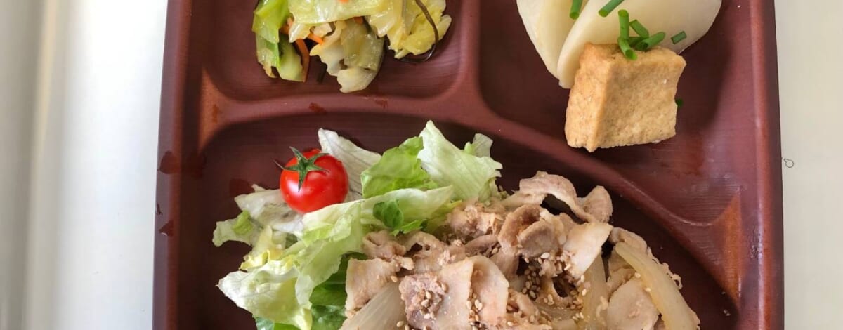 【親和の学生寮】今日の晩ごはん☆豚のしょうが焼き