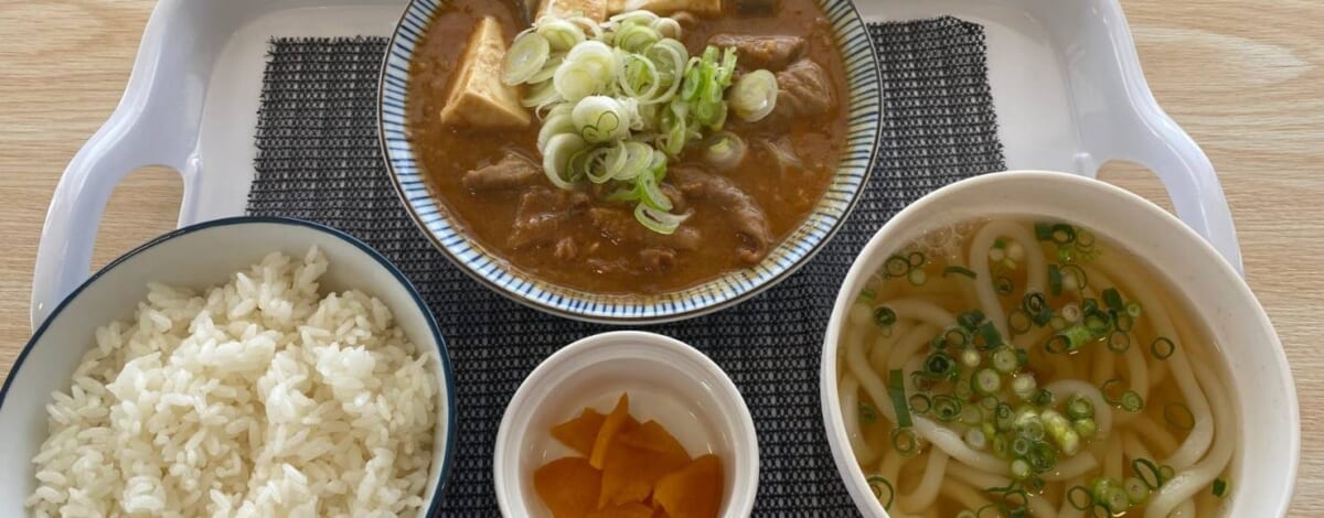 【社長ランチ】双葉食堂☆ホルモン定食うどんセット