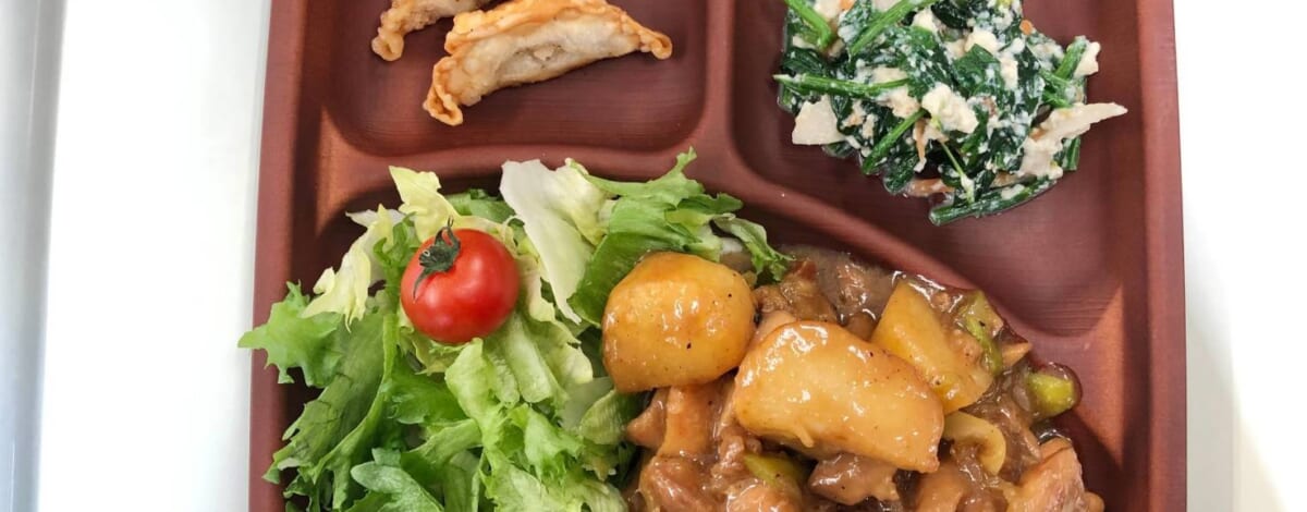 【親和の学生寮】今日の晩ごはん☆ポテト＆チキンの味噌照り焼き