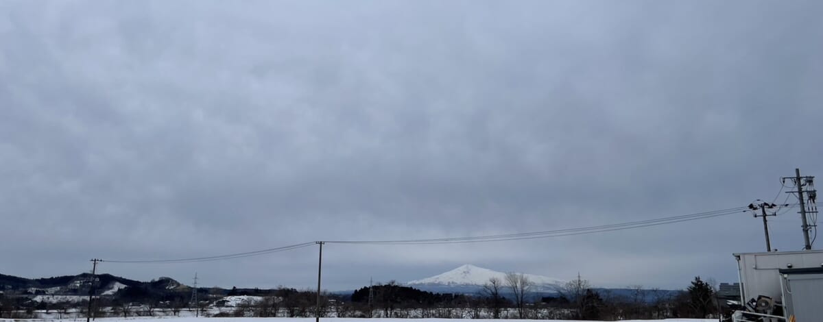 今朝の鳥海山