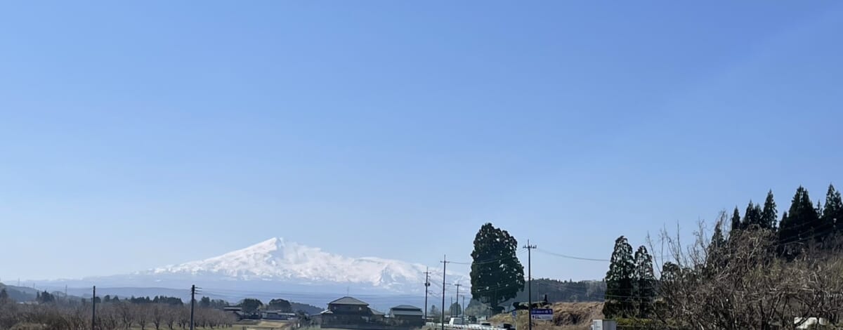 今日もキレイだ、鳥海山