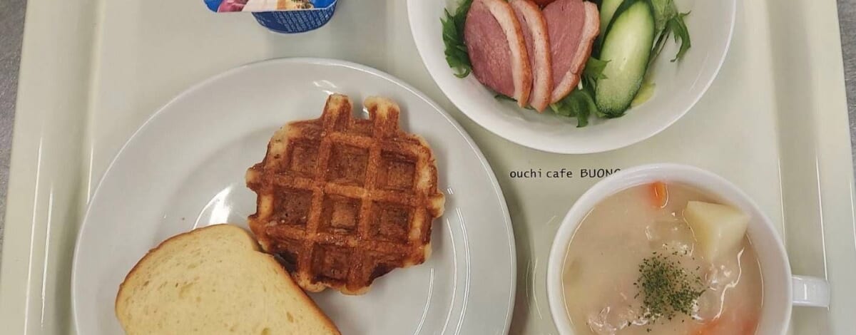 【親和の学生寮】今日の朝ごはん☆クリームシチュー