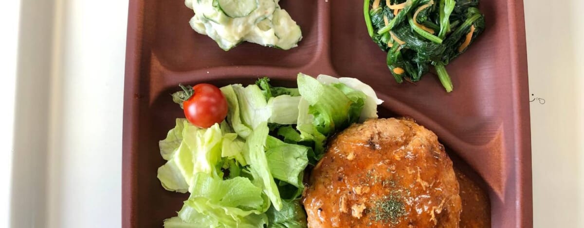 【親和の学生寮】今日の晩ごはん☆ハンバーグ