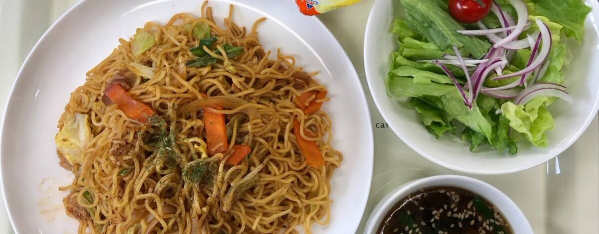 【親和の学生寮】今日の晩ごはん☆焼きそば