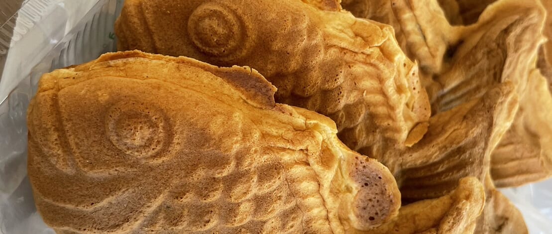 たい焼きの差し入れ