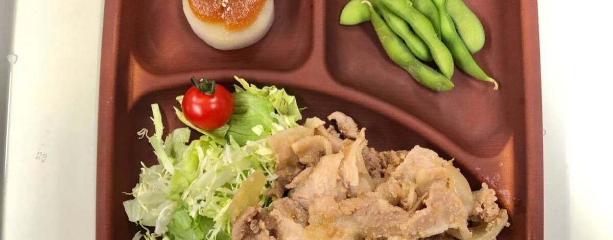 【親和の学生寮】今日の晩ごはん☆豚のしょうが焼き