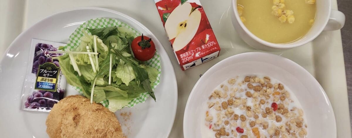 【親和の学生寮】今日の朝ごはん☆きなこ揚げパン