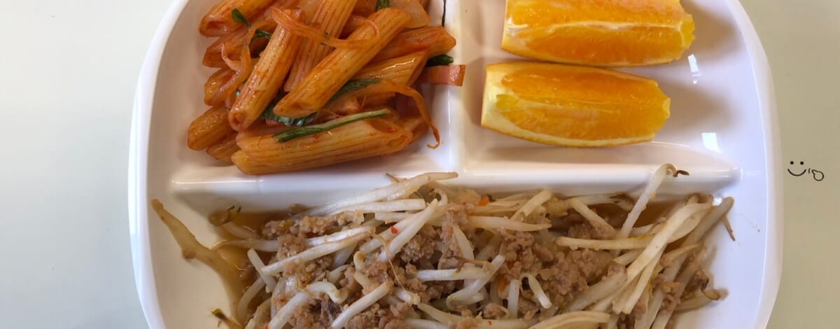 【親和の学生寮】今日の朝ごはん☆ケチャップペンネ