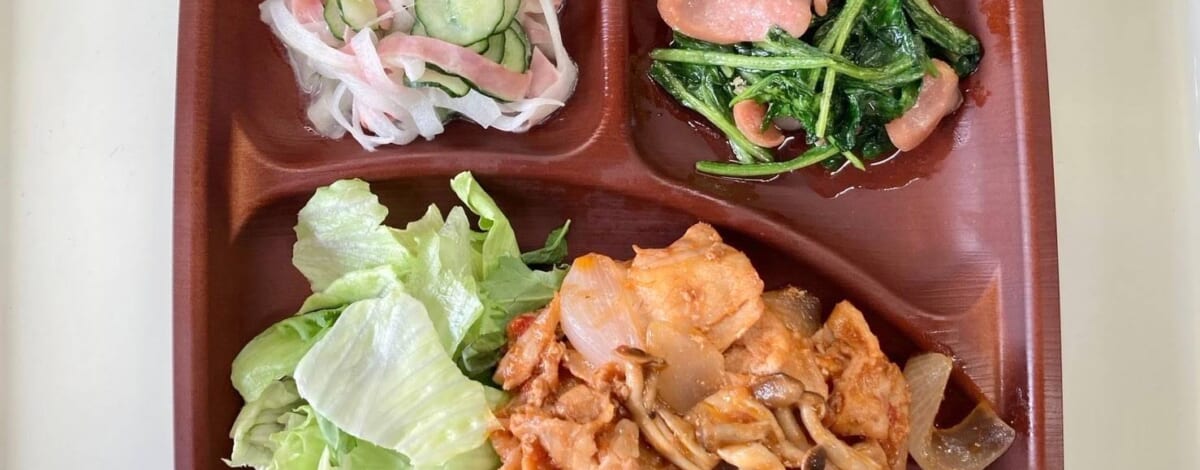 【親和の学生寮】今日の晩ごはん☆ポークケチャップ