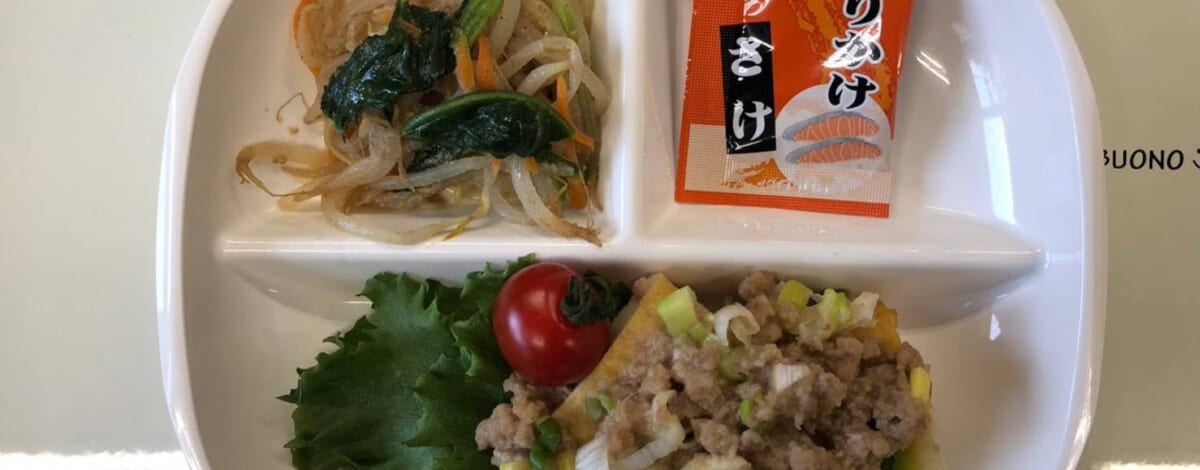 【親和の学生寮】今日の朝ごはん☆厚揚げのみそ炒め