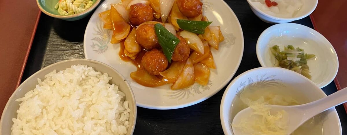 【社長ランチ】中華料理菜館さんの日替ランチ