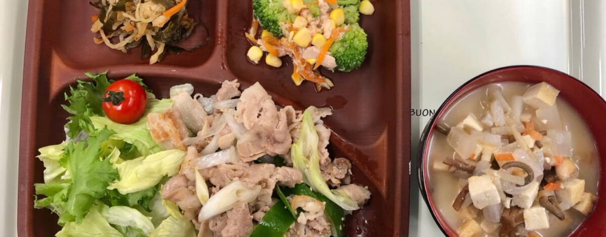 【親和の学生寮】今日の晩ごはん☆豚のねぎ塩炒め