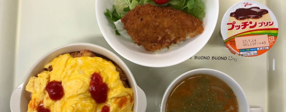 【親和の学生寮】今日の晩ごはん☆オムライス