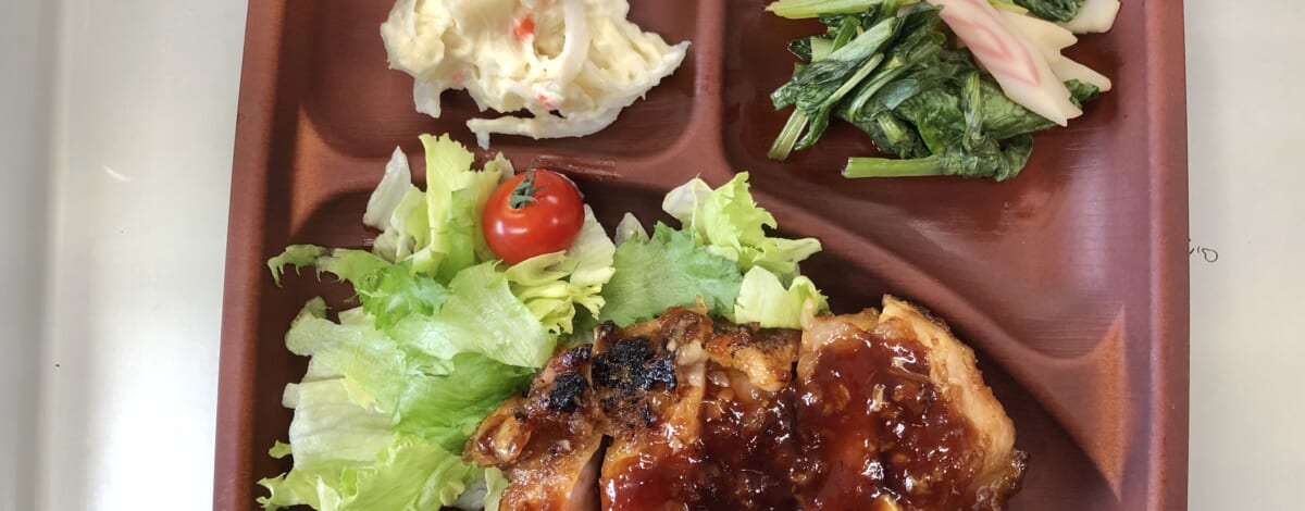 【親和の学生寮】今日の晩ごはん☆ガリバタチキン