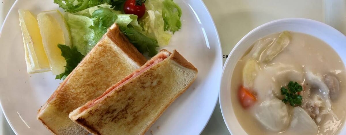 【親和の学生寮】今日の朝ごはん☆ホットサンド