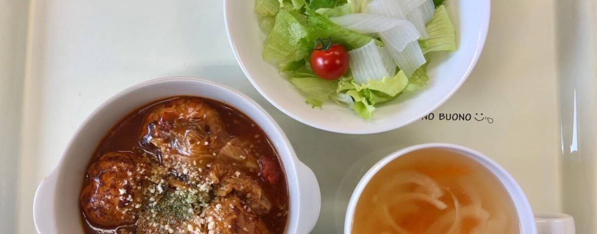 【親和の学生寮】今日の晩ごはん☆ミートボールのトマト煮