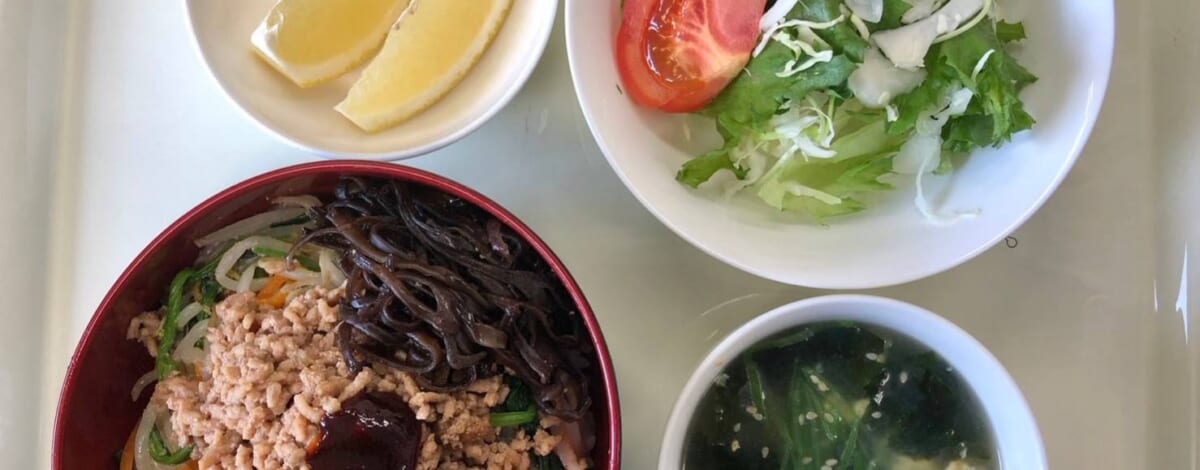 【親和の学生寮】今日の晩ごはん☆ビビンバ丼