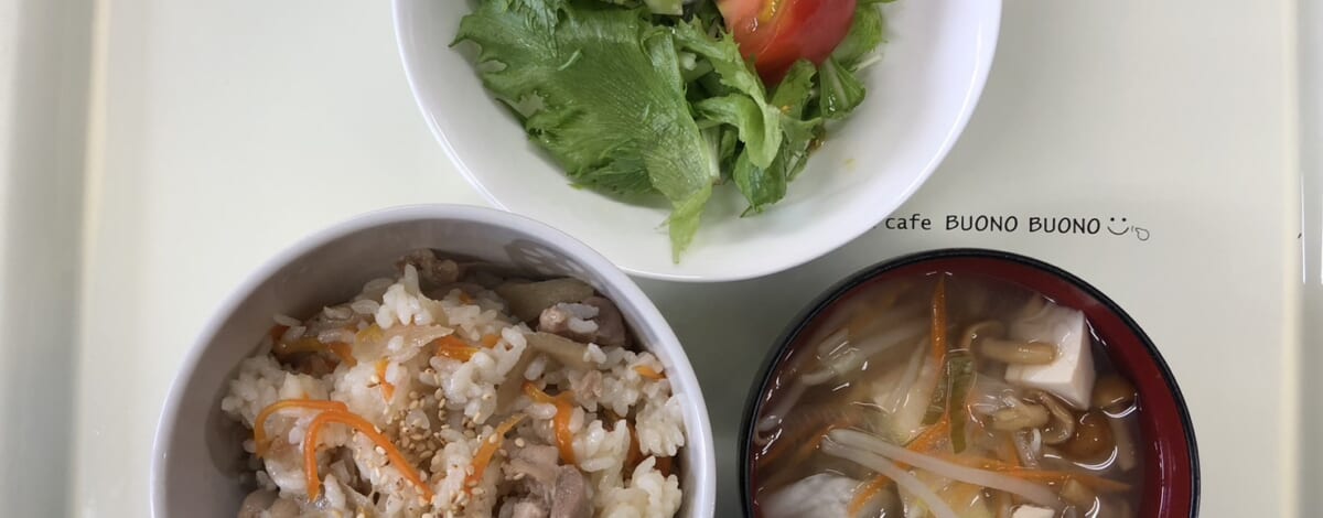 【親和の学生寮】今日の朝ごはん☆まぜごはん