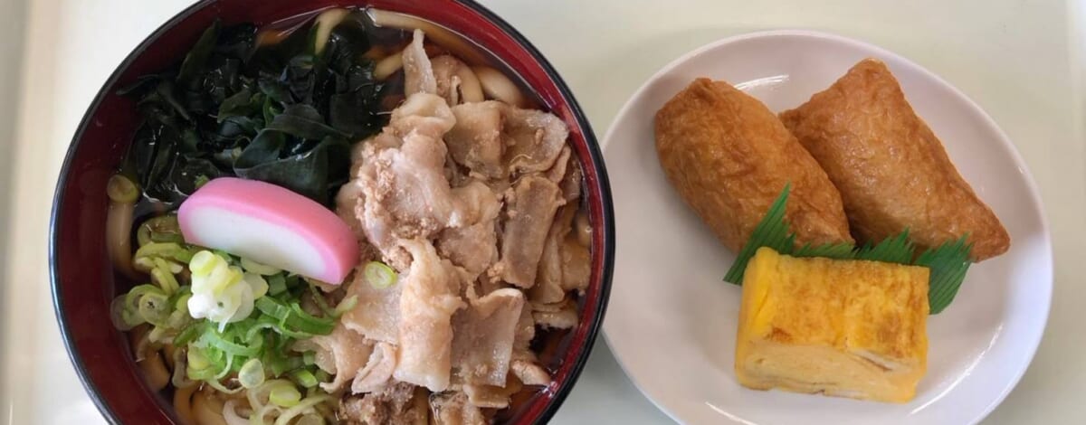 【親和の学生寮】今日の晩ごはん☆肉うどん