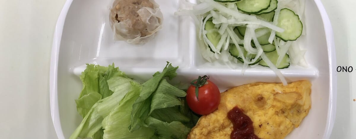 【親和の学生寮】今日の朝ごはん☆チーズオムレツ