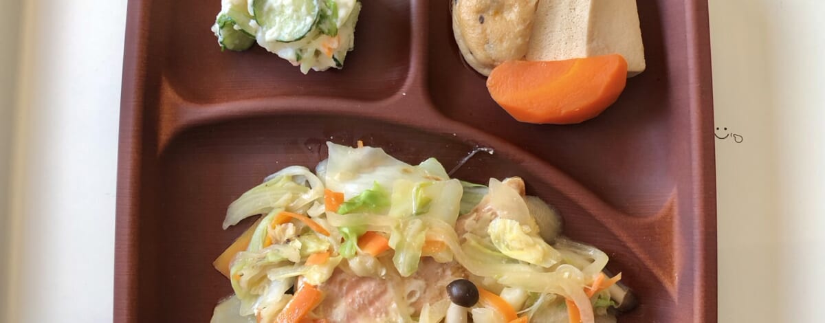 【親和の学生寮】今日の晩ごはん☆さけのちゃんちゃん焼き