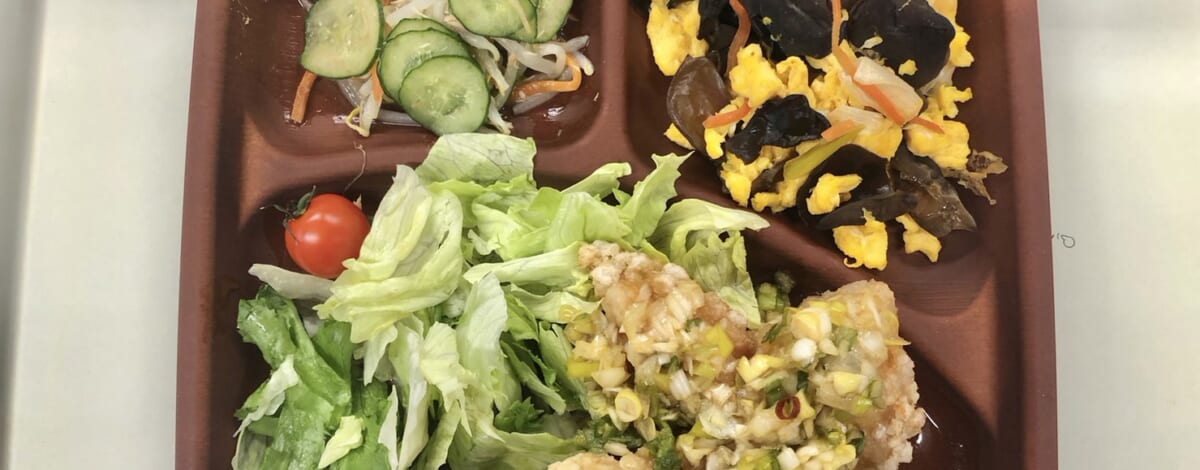 【親和の学生寮】今日の晩ごはん☆油淋鶏