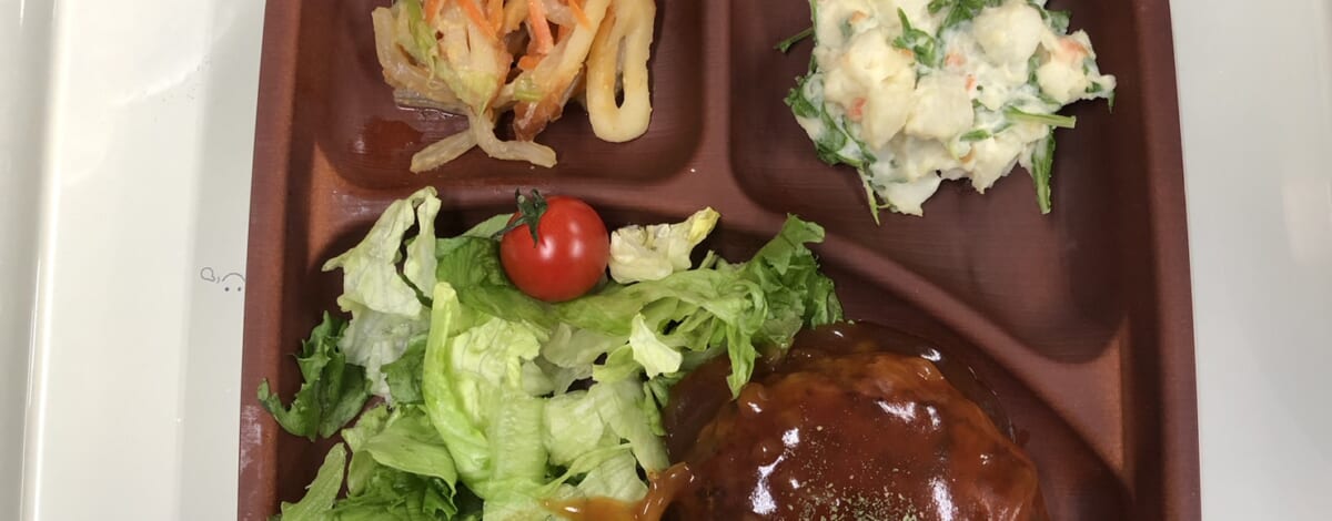 【親和の学生寮】今日の晩ごはん☆ハンバーグ