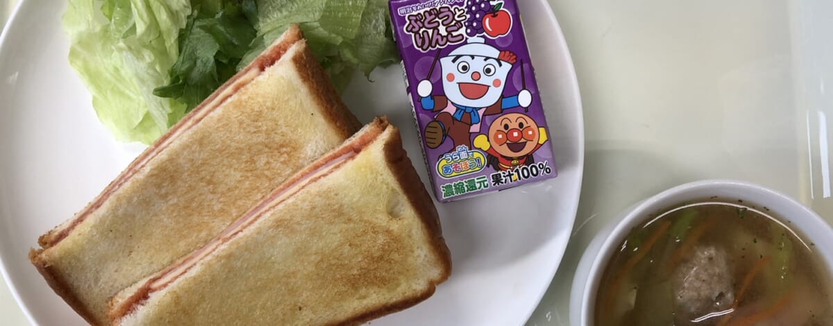 【親和の学生寮】今日の朝ごはん☆ホットサンド