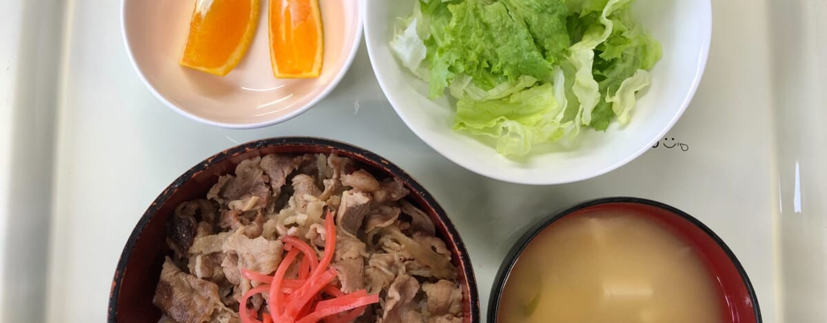 【親和の学生寮】今日の晩ごはん☆牛丼