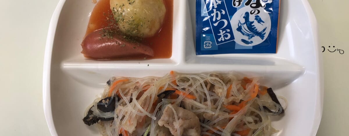【親和の学生寮】今日の朝ごはん☆春雨炒め