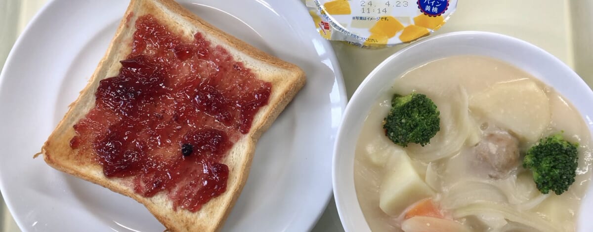 【親和の学生寮】今日の朝ごはん☆セレクトジャムトースト