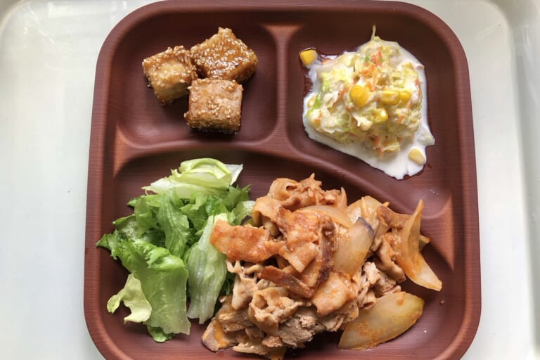 【親和の学生寮】今日の晩ごはん☆ポークケチャップ