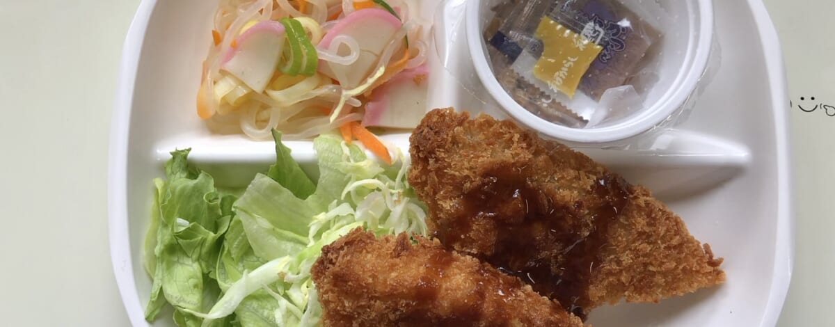 【親和の学生寮】今日の朝ごはん☆白身フライ
