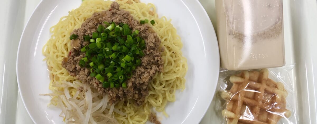 【親和の学生寮】今日の晩ごはん☆冷やし担々麵