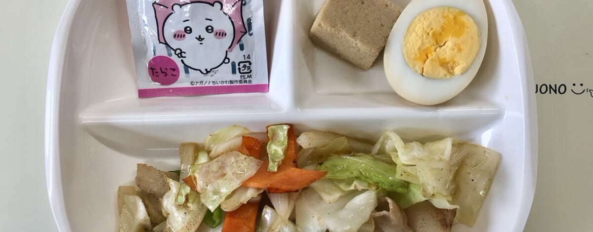 【親和の学生寮】今日の朝ごはん☆肉野菜炒め