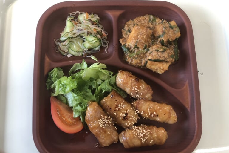 【親和の学生寮】今日の晩ごはん☆大根の肉巻き